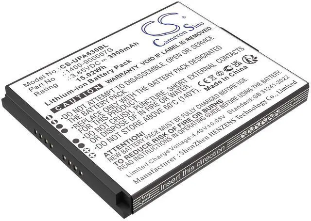 Main image of CS Replacement Battery for Unitech EA630,EA630 Plus PN:1400-900057G 3900mAh / 15.02Wh