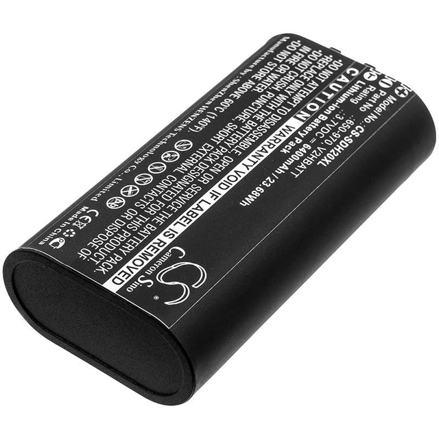 Alt view image 2 of 3 - CS Replacement Battery for SportDog TEK 2.0 GPS handheld PN:650-970,V2HBATT 6400mAh / 23.68Wh