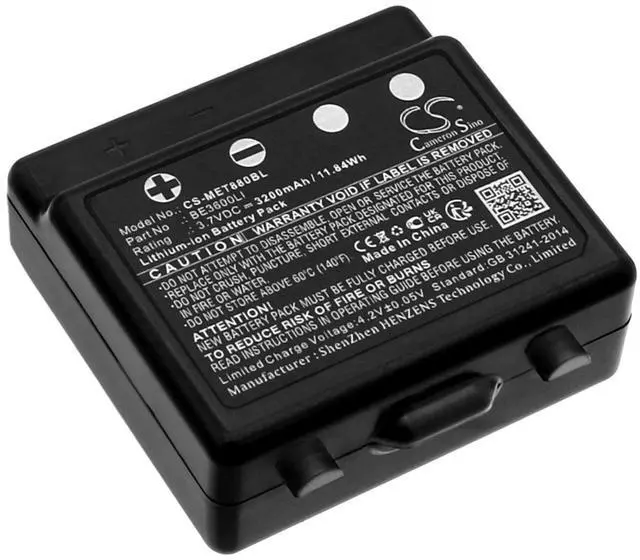 Main image of CS Replacement Battery for IMET M880 KRON,ZED,THOR2,ZEUS2,THOR2 DG Transmitters,ZEUS2 DG Transm PN:BE3600LI 3200mAh / 11.84Wh