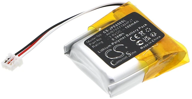 Main image of CS Replacement Battery for Jabra Engage 65,Engage 65 convertible PN:AHB701718HPJT 100mAh / 0.38Wh