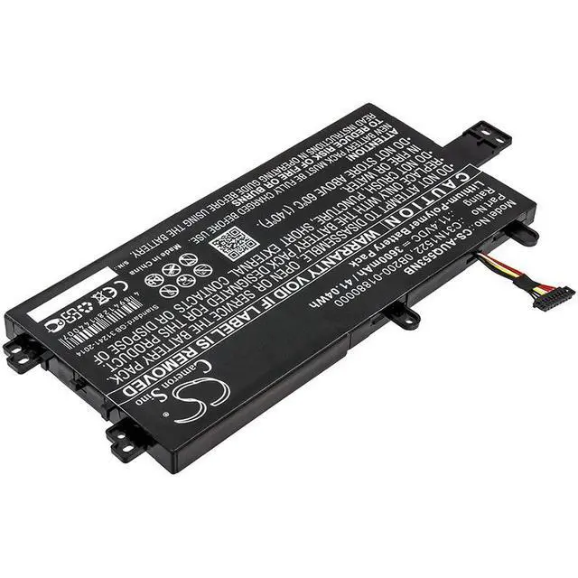Alt view image 2 of 4 - CS Replacement Battery for Asus Q553U,Q553UB-BSI7T13 PN:C31N1522,0B200-01880000 3600mAh / 41.04Wh