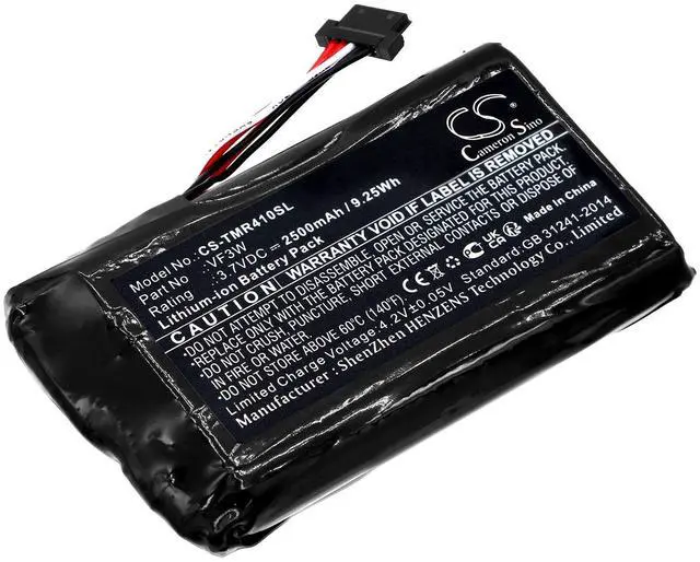 Main image of CS Replacement Battery for TomTom Rider 400,Rider 410,Rider 550,Great Rides Edition,4GE40 PN:VF3W,LHA1113300 2500mAh / 9.25Wh