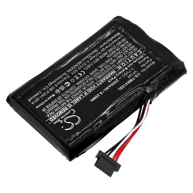 Alt view image 2 of 5 - CS Replacement Battery for TomTom Rider 400,Rider 410,Rider 550,Great Rides Edition,4GE40 PN:VF3W,LHA1113300 2500mAh / 9.25Wh