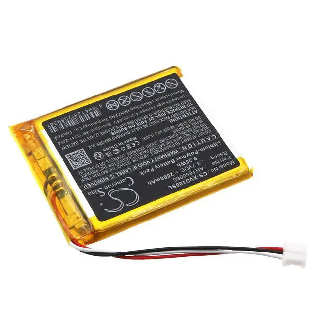 Alt view image 2 of 5 - CS Replacement Battery for Xhorse VVDI Key Tool Max Programming Device PN:AHT655060 2500mAh / 9.25Wh