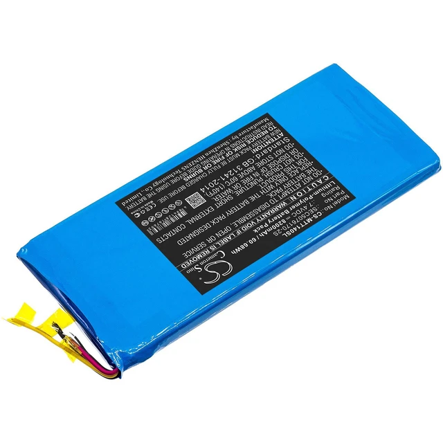 Alt view image 2 of 5 - CS Replacement Battery for Micsig TO1000,TO1104+,STO1000,ATO1102,ATO1104,TO1072,TO1074,TO1 PN:SEC5076170-2S 8200mAh / 60.68Wh