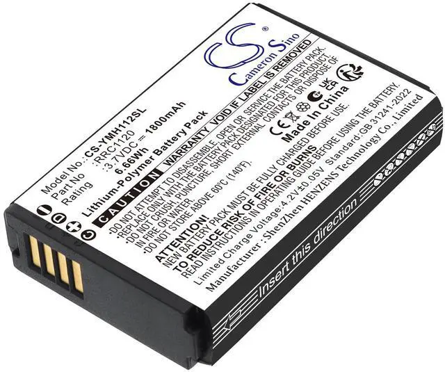 Main image of CS Replacement Battery for Yamaha RM-WGL, RM-WGL Wireless Directional Tabletop Microphone, RM-W PN: RRC1120 1800mAh / 6.66Wh