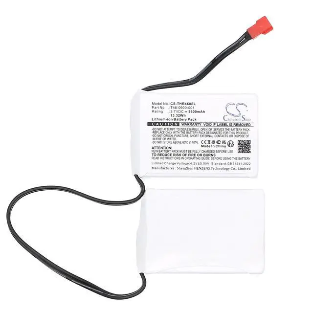 Alt view image 3 of 5 - CS Replacement Battery for Salomon,Therm-IC Custom Heat ski boots PN:BAKTH-763448A-1S2P-2M 3600mAh / 13.32Wh