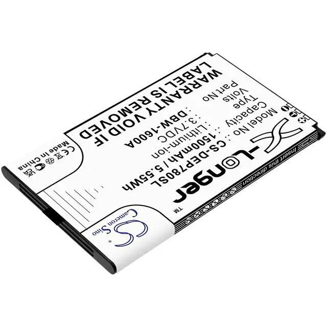 Alt view image 2 of 4 - CS Replacement Battery for Doro 730X,731X 4G,780X,780X IUP,7010,7011,7781,DFB-0320,Secure 730x, PN:DBW-1600A 1500mAh / 5.55Wh