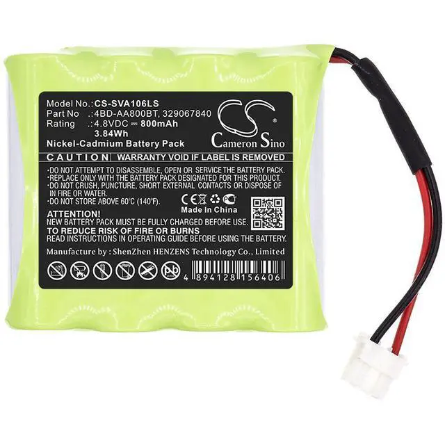 Alt view image 3 of 5 - CS Replacement Battery for Schneider OVA51106,OVA51107,Exiway EasyLED,OVA38352,OVA38355,OVA383 PN:4BD-AA800BT 800mAh / 3.84Wh
