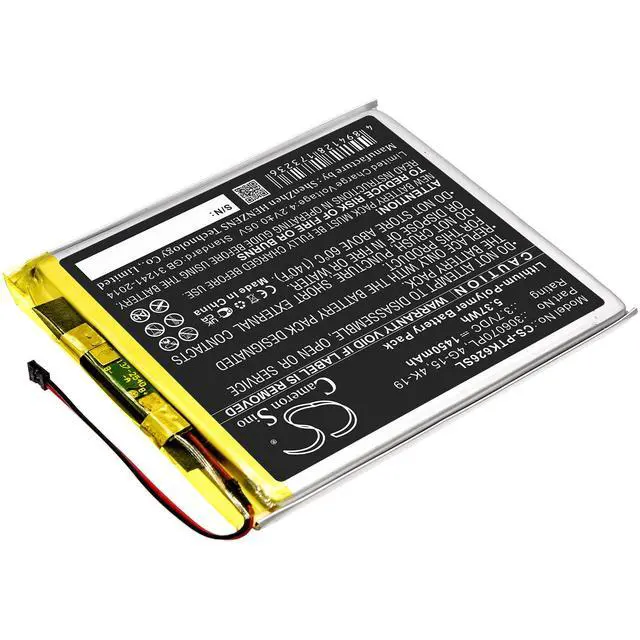 Alt view image 2 of 5 - CS Replacement Battery for Digma,Pocketbook E628,R657 PN:306070PL 1450mAh / 5.37Wh