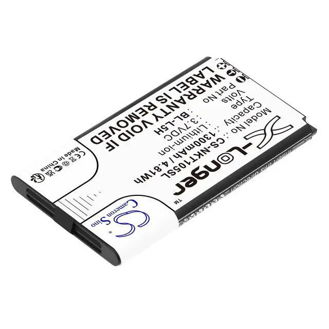 Alt view image 2 of 3 - CS Replacement Battery for Nokia 105 2023,105 4G,TA1385-DS,TA-1551 PN:BL-L5H 1300mAh / 4.81Wh