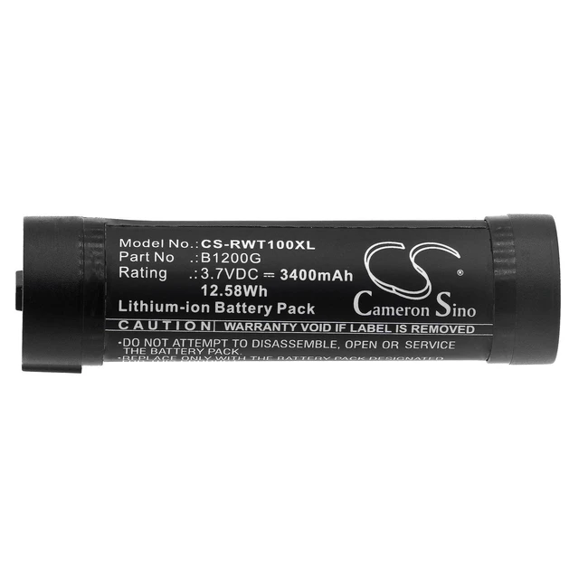 Alt view image 3 of 3 - CS Replacement Battery for RealWear HMT-1,CommWear HMT-1,B1200G PN:B1200G 3400mAh / 12.58Wh