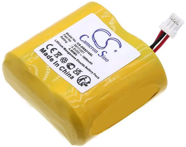 Main image of CS Replacement Battery for Dorma XS-Pro-Zylinder,DOM ELS Pro,ENiQ,Guardian,ELS Pro,ELS Guardian,E PN:50111201 1600mAh / 4.8Wh