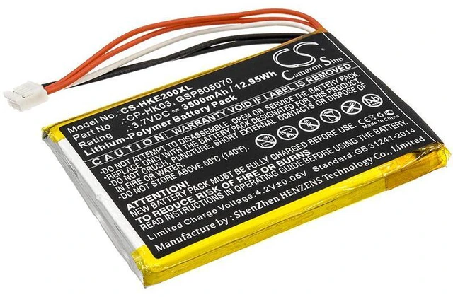 Main image of CS Replacement Battery for Harman/Kardon Esquire 2 PN:CP-HK03,GSP805070 3500mAh / 12.95Wh