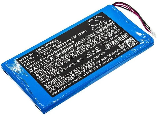 Main image of CS Replacement Battery for XTOOL EZ300 Pro,i80 Pad PN:PL6065100-2S 3800mAh / 28.12Wh