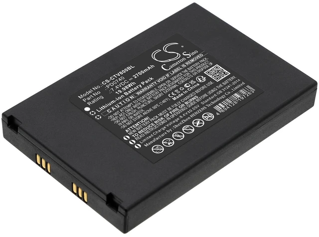 Main image of CS Replacement Battery for Centerm V8,K9 PN:PD0740 2700mAh / 19.98Wh