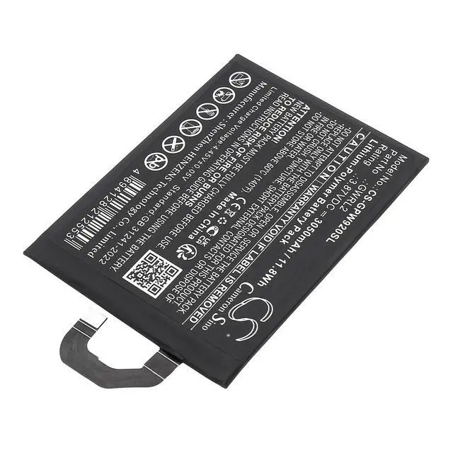 Alt view image 2 of 5 - CS Replacement Battery for Google GC15S,GGH2X,Pixel 9 Pro Fold PN:GWRL2 3050mAh / 11.8Wh