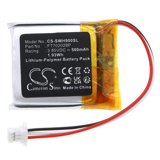 Alt view image 3 of 5 - CS Replacement Battery for Sony Inzone H9,WF1000XM4 Charging Case,WH-CH720N,WH-XB910N,WH-XB910 PN:FT702028P,S 500mAh / 1.93Wh