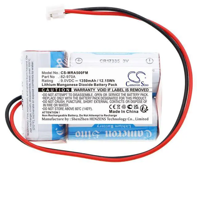 Alt view image 3 of 5 - CS Replacement Battery for Kannda Marine,Sailor,Simrad,McMurdo PN:K82-1057,K82-1057A 1350mAh / 12.15Wh