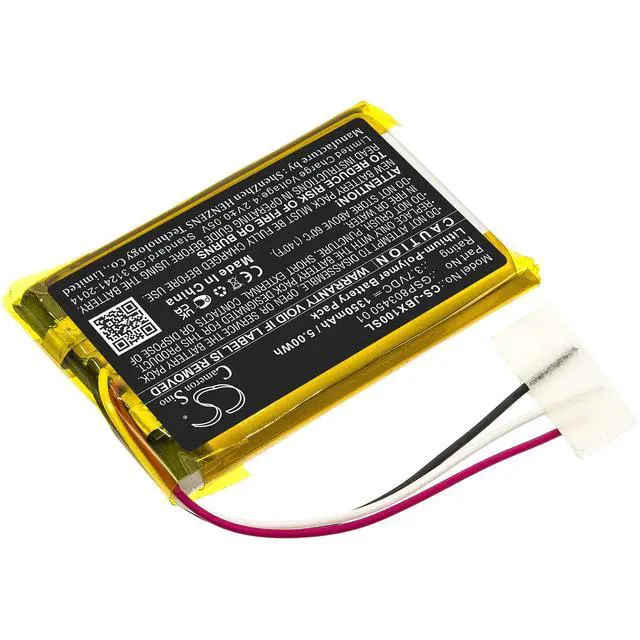 Alt view image 2 of 5 - CS Replacement Battery for JBL Free Charging Case,Free X TWS Charging Case PN:GSP803450 01 1350mAh / 5Wh