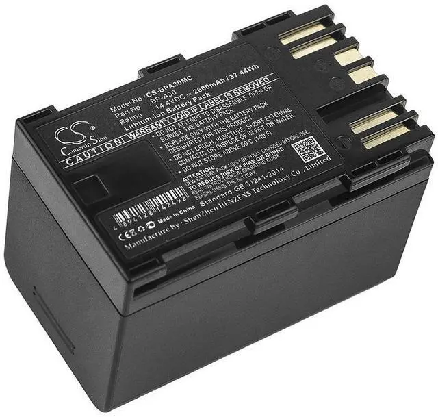 Main image of CS Replacement Battery for Canon CA-CP200L,EOS C70, EOS C80,EOS C200,EOS C200B,EOS C200 PL,EOS C300 Mar PN: 2600mAh / 37.44Wh