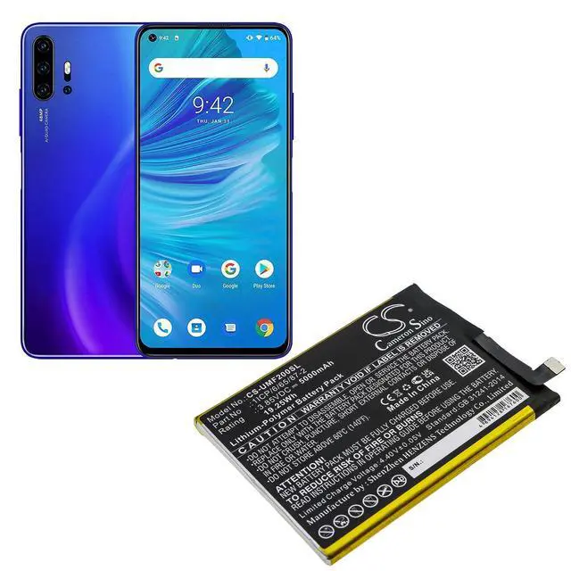 Alt view image 5 of 5 - CS Replacement Battery for UMI UMIDIGI F2 PN:1ICP/6/65/87-2 5000mAh / 19.25Wh