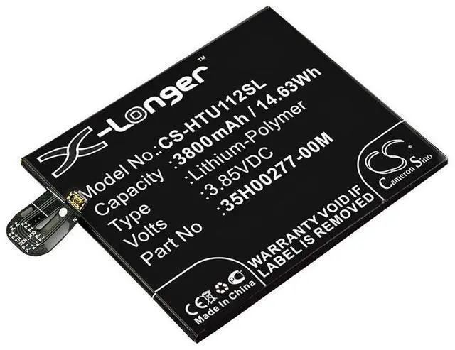 Main image of CS Replacement Battery for HTC U11+,U11 Plus PN:35H00277-00M,35H00271-01M 3800mAh / 14.63Wh