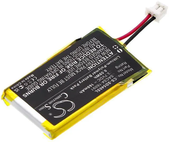 Alt view image 2 of 5 - CS Replacement Battery for SportDog SBC-R SportDog Bark Collar PN:SAC54-16091 160mAh / 0.59Wh