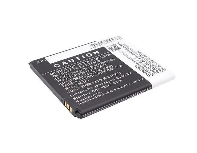 Alt view image 4 of 5 - CS Replacement Battery for Alcatel One Touch Pixi First,OT-4024,OT-4024D,OT-4024X PN:TLi014C7,TLP020A2 1400mAh / 5.18Wh