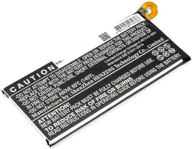 Alt view image 3 of 5 - CS Replacement Battery for Samsung Galaxy J3 2017,SM-J330G,SM-J330L,Galaxy J3 2017 TD-LTE,SM- PN:EB-BJ330ABE 2400mAh / 9.24Wh