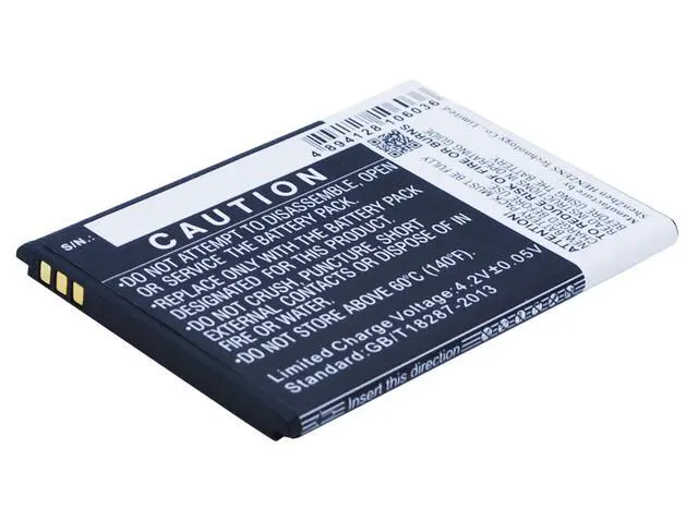 Alt view image 4 of 5 - CS Replacement Battery for BLU Dash 4.0,D270,D270a,D272,D272a,Music 4.0 PN:C684804150T,C6804804150T 1500mAh / 5.55Wh