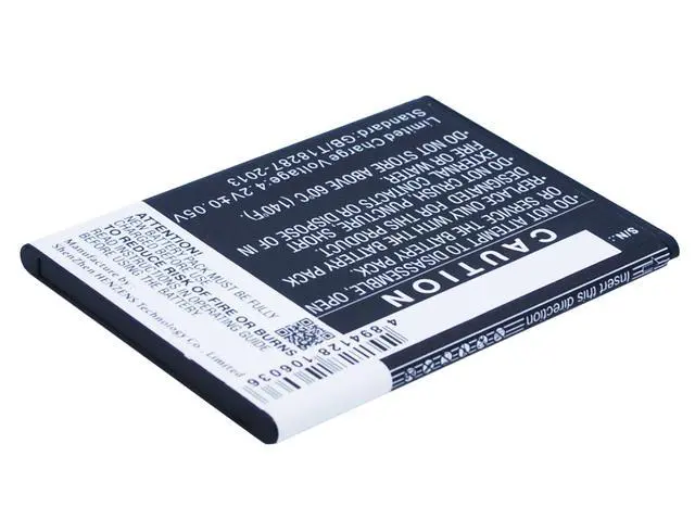 Alt view image 5 of 5 - CS Replacement Battery for BLU Dash 4.0,D270,D270a,D272,D272a,Music 4.0 PN:C684804150T,C6804804150T 1500mAh / 5.55Wh