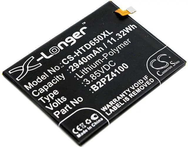 Main image of CS Replacement Battery for HTC Desire 650 4G,99HALL015-00 PN:B2PZ4100,35H00267-01M 2940mAh / 11.32Wh