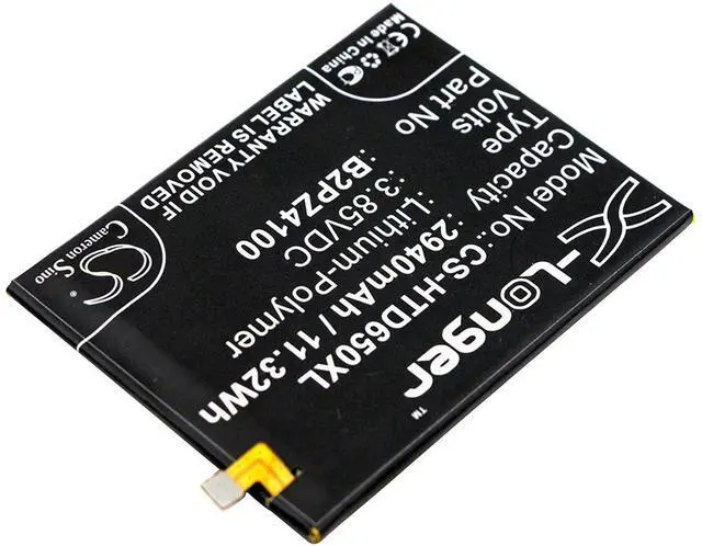 Alt view image 2 of 4 - CS Replacement Battery for HTC Desire 650 4G,99HALL015-00 PN:B2PZ4100,35H00267-01M 2940mAh / 11.32Wh