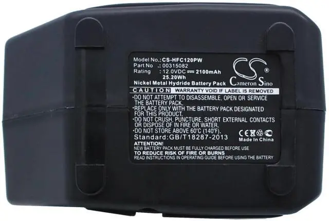 Main image of CS Replacement Battery for HILTI TCD12,SID121,SF121,SF121-A PN:00315082,00340470,SB12,SBP12,SFB125,SFB120,SF 2100mAh / 25.2Wh