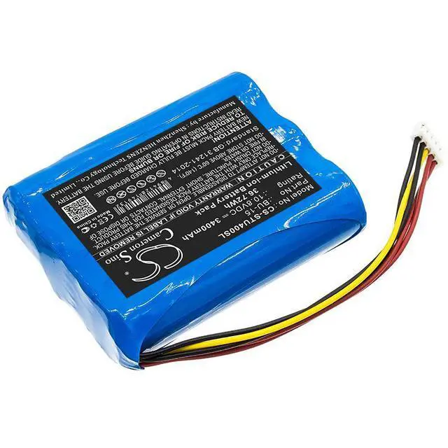 Alt view image 2 of 5 - CS Replacement Battery for Sumitomo T-400S,T400S PN:BU-15 3400mAh / 36.72Wh