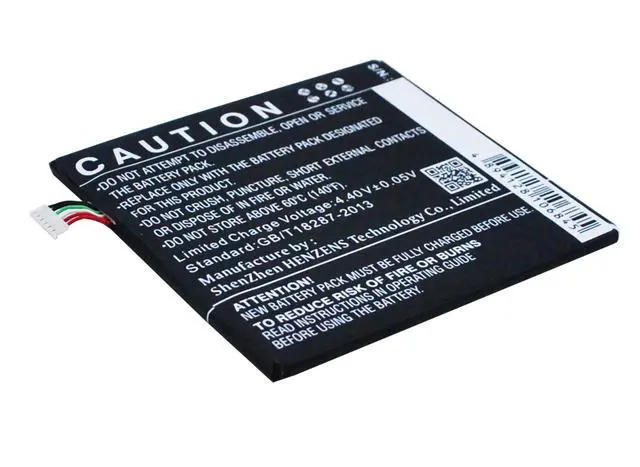 Alt view image 4 of 5 - CS Replacement Battery for HTC One E9,One E9 plus,A55,One E9w,E9sw,E9st,E9pt,E9px,A53,One E PN:35H00239-00M 2800mAh / 10.78Wh