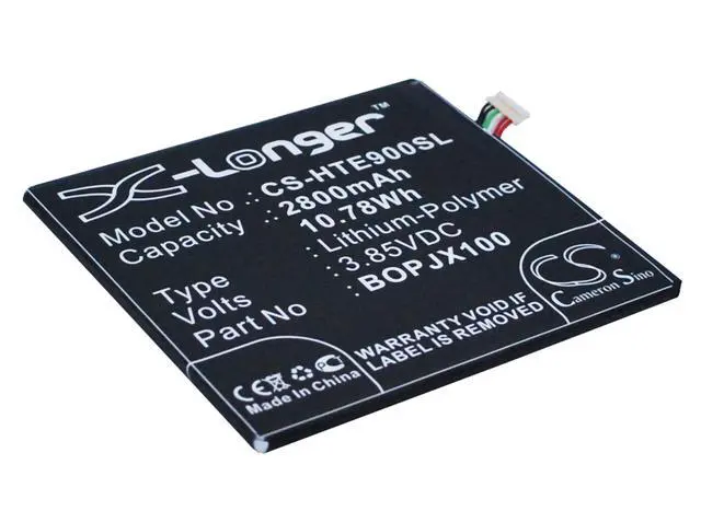 Alt view image 2 of 5 - CS Replacement Battery for HTC One E9,One E9 plus,A55,One E9w,E9sw,E9st,E9pt,E9px,A53,One E PN:35H00239-00M 2800mAh / 10.78Wh
