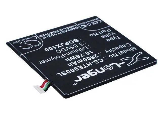 Alt view image 3 of 5 - CS Replacement Battery for HTC One E9,One E9 plus,A55,One E9w,E9sw,E9st,E9pt,E9px,A53,One E PN:35H00239-00M 2800mAh / 10.78Wh