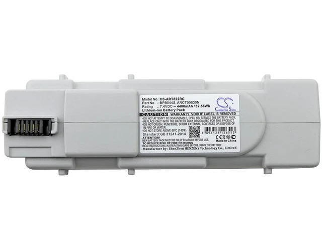 Alt view image 3 of 5 - CS Replacement Battery for ARRIS TM822G,TG862G,TG852G,TM502G,TM602G,TM722G,Touchstone TM5,Touchs PN:BPB044S 4400mAh / 32.56Wh