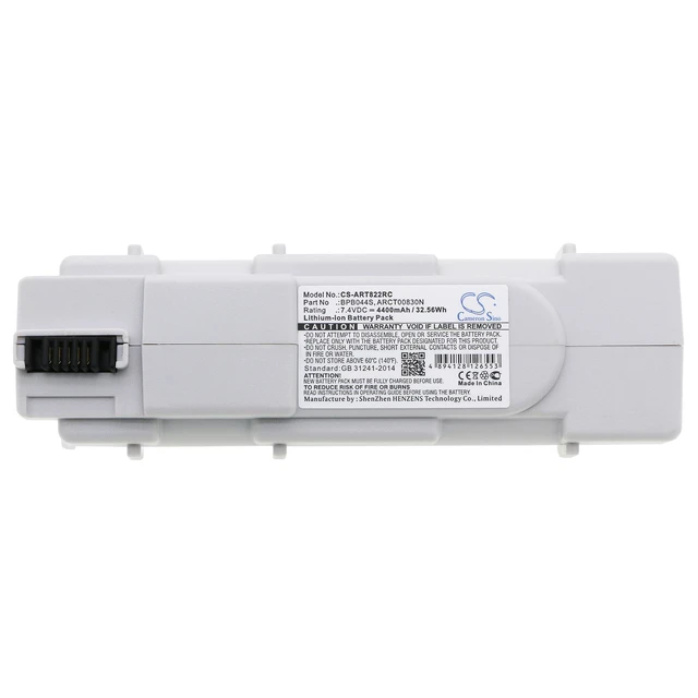 Alt view image 5 of 5 - CS Replacement Battery for ARRIS TM822G,TG862G,TG852G,TM502G,TM602G,TM722G,Touchstone TM5,Touchs PN:BPB044S 4400mAh / 32.56Wh