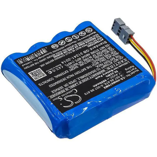 Alt view image 2 of 5 - CS Replacement Battery for Heine mPack,mPack LL PN:X-007.99.676,X-007.99.675,X-07.99.675,X-07.99.676 6800mAh / 50.32Wh