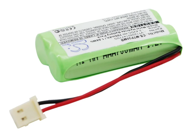 Alt view image 3 of 5 - CS Replacement Battery for Motorola MBP20,MBP161,MBP161TIMER PN:VT1208014770G 700mAh / 1.68Wh