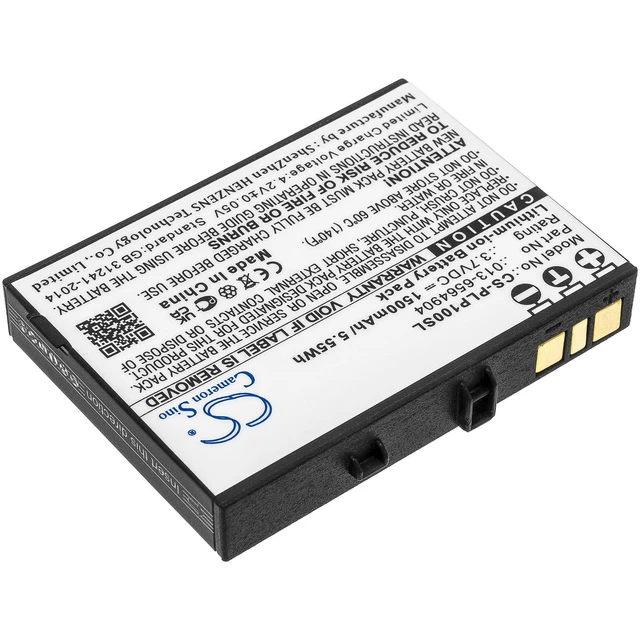 Alt view image 2 of 4 - CS Replacement Battery for Plextalk PTP1,Pocket Daisy Player PTP1 PN:013-6564904 1500mAh / 5.55Wh