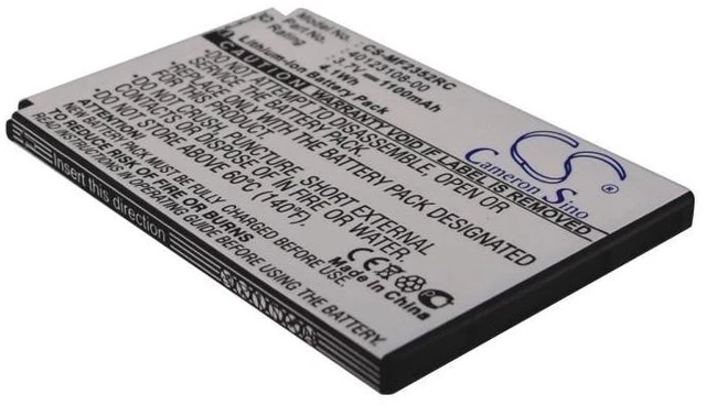 Alt view image 2 of 5 - CS Replacement Battery for Bell,Rogers,Vodafone,Novatel Wireless MiFi 2372 PN: 1100mAh / 4.07Wh