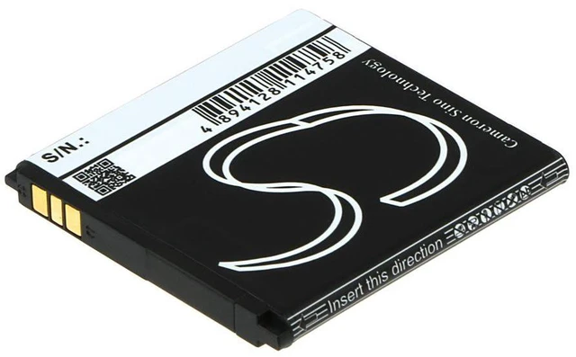 Alt view image 4 of 5 - CS Replacement Battery for Prestigio MultiPhone 4040 Duo PN:PAP4040 DUO 1500mAh / 5.55Wh