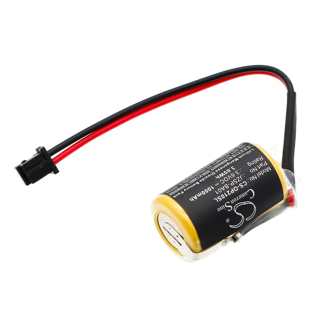 Alt view image 2 of 5 - CS Replacement Battery for Omron Sigma 2,Sigma II,SGDH amplifier,Sigma II/V Servo Driver,SGDH Se PN:JZSP-BA01 1000mAh / 3.6Wh