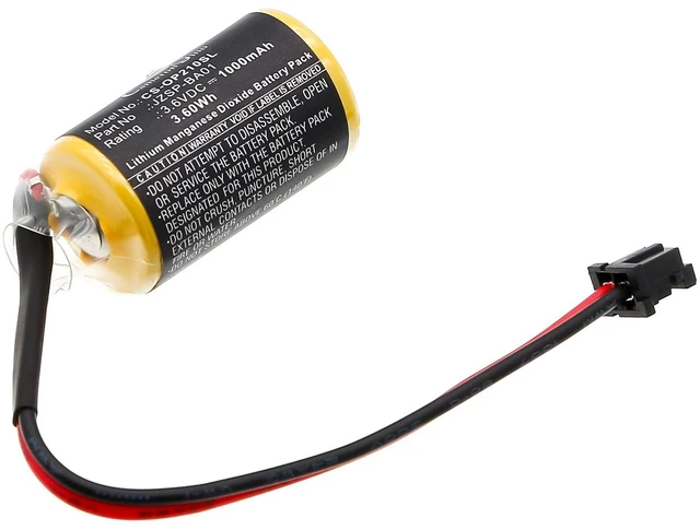 Main image of CS Replacement Battery for Omron Sigma 2,Sigma II,SGDH amplifier,Sigma II/V Servo Driver,SGDH Se PN:JZSP-BA01 1000mAh / 3.6Wh