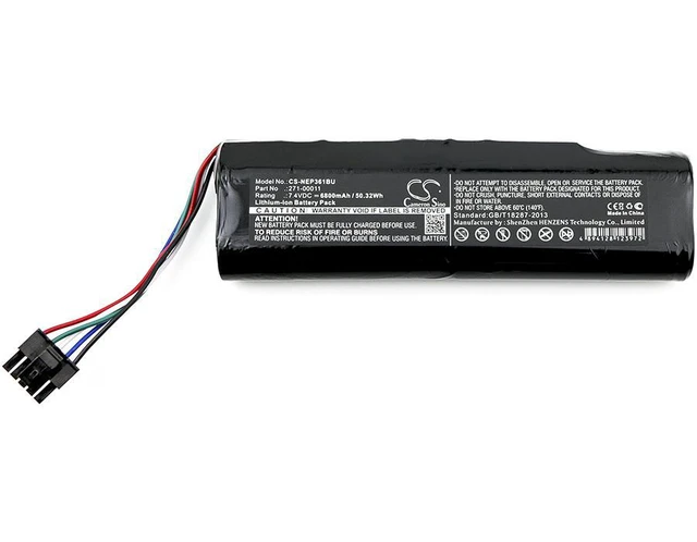 Alt view image 3 of 5 - CS Replacement Battery for IBM 0X9B0D,0XC9F3,271-00011,AVT-900486,AVT-900486 REV C1,OX9BOD,ES3176F01150 PN: 6800mAh / 50.32Wh