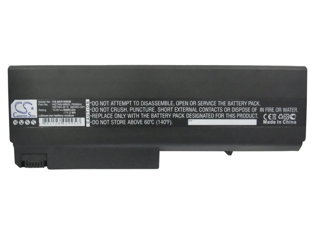 Alt view image 5 of 5 - CS Replacement Battery for Compaq Business Notebook 6715b,Business Notebook NX6325,Business N PN:360483-001 6600mAh / 71.28Wh